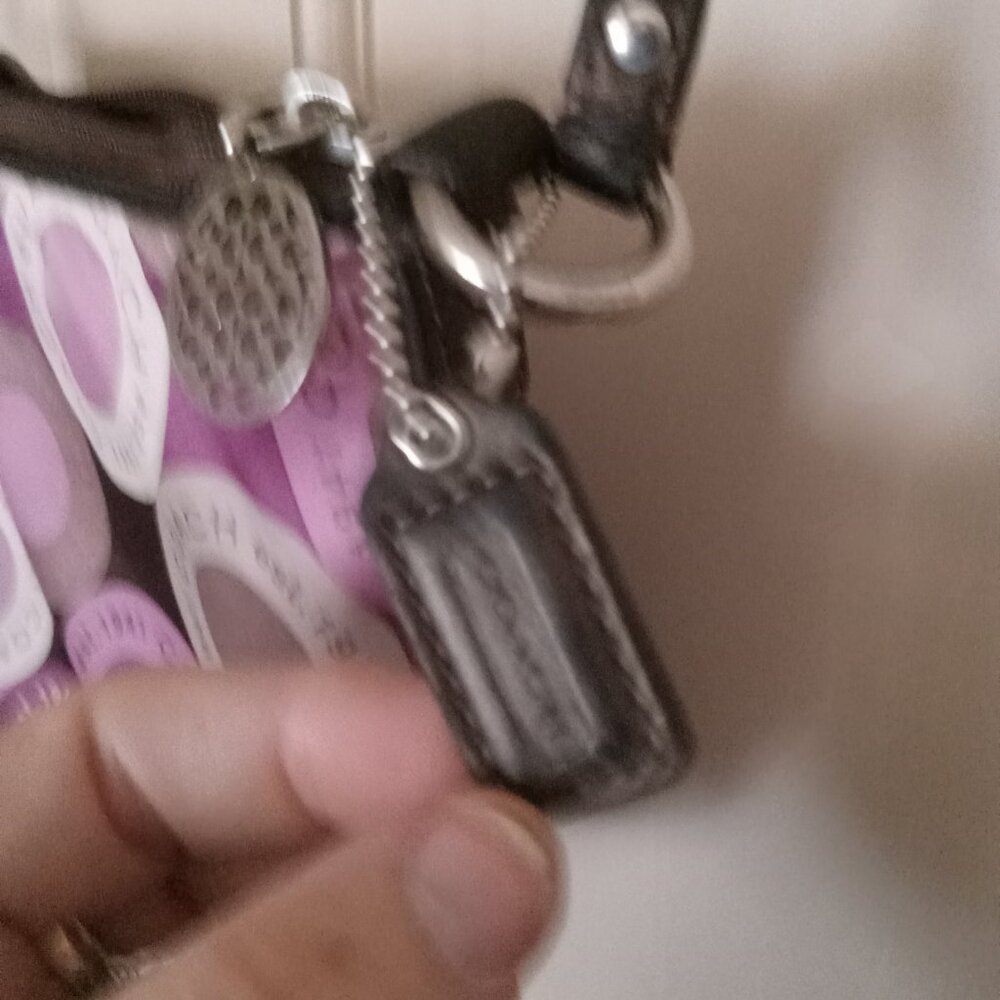 Coach Satin Multi-Color Signature Cs Pattern Shou… - image 4